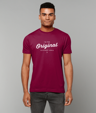 Load image into Gallery viewer, T-Shirt - Allotment Junkie - &#39;I&#39;m the Original&#39; - Branded: Unisex Coloured Tee - Gildan Heavy Cotton
