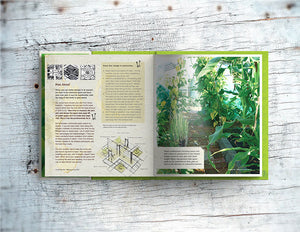 Double page spread showing page content of Lost the Plot allotment book by allotment junkie