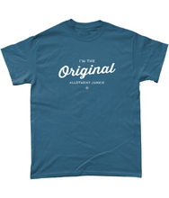 Load image into Gallery viewer, T-Shirt - Allotment Junkie - 'I'm the Original' - Branded: Unisex Coloured Tee - Gildan Heavy Cotton
