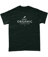 Load image into Gallery viewer, T-Shirt - Allotment Junkie - '100% ORGANIC' - Branded: Unisex Coloured Tee - Gildan Heavy Cotton