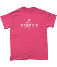 Load image into Gallery viewer, T-Shirt - Allotment Junkie - &#39;100% ORGANIC&#39; - Branded: Unisex Coloured Tee - Gildan Heavy Cotton
